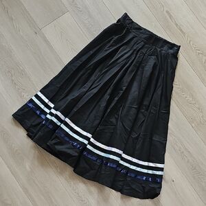 Handmade Indigenous Ribbon Skirt, Size 31